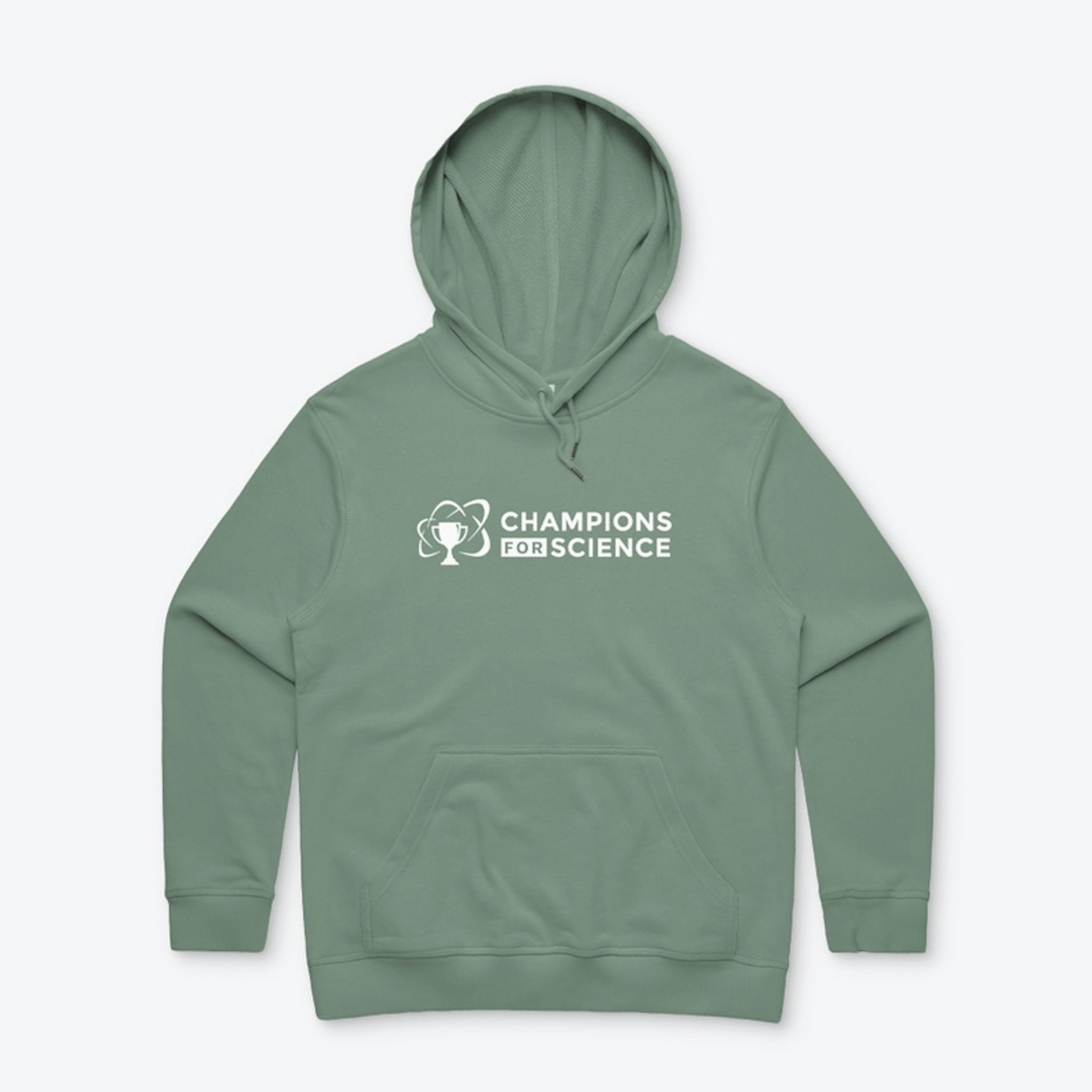 Champions For Science White Logo